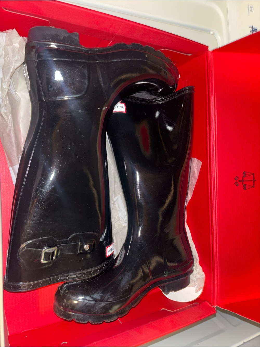 Hunter Rain Boots in Black
